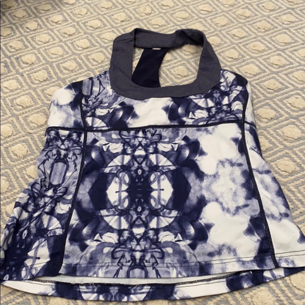 Lululemon Tie-dye scoopneck tank top